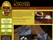 Tablet Screenshot of bosqueroasters.com